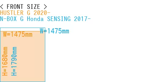 #HUSTLER G 2020- + N-BOX G Honda SENSING 2017-